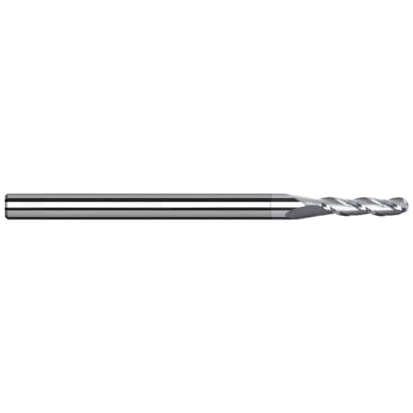End Mill for Aluminum Alloys - Ball, 0.0100", Length of Cut: 0.0300"